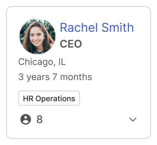 Employee card
